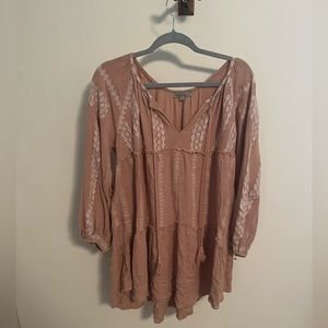 BRAND NEW Pink Boho Tiered Dress